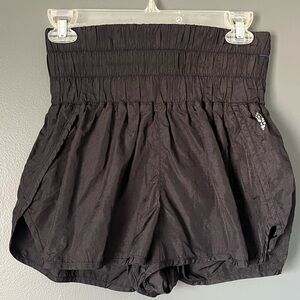 Free People Black High-Waist Women's Shorts
